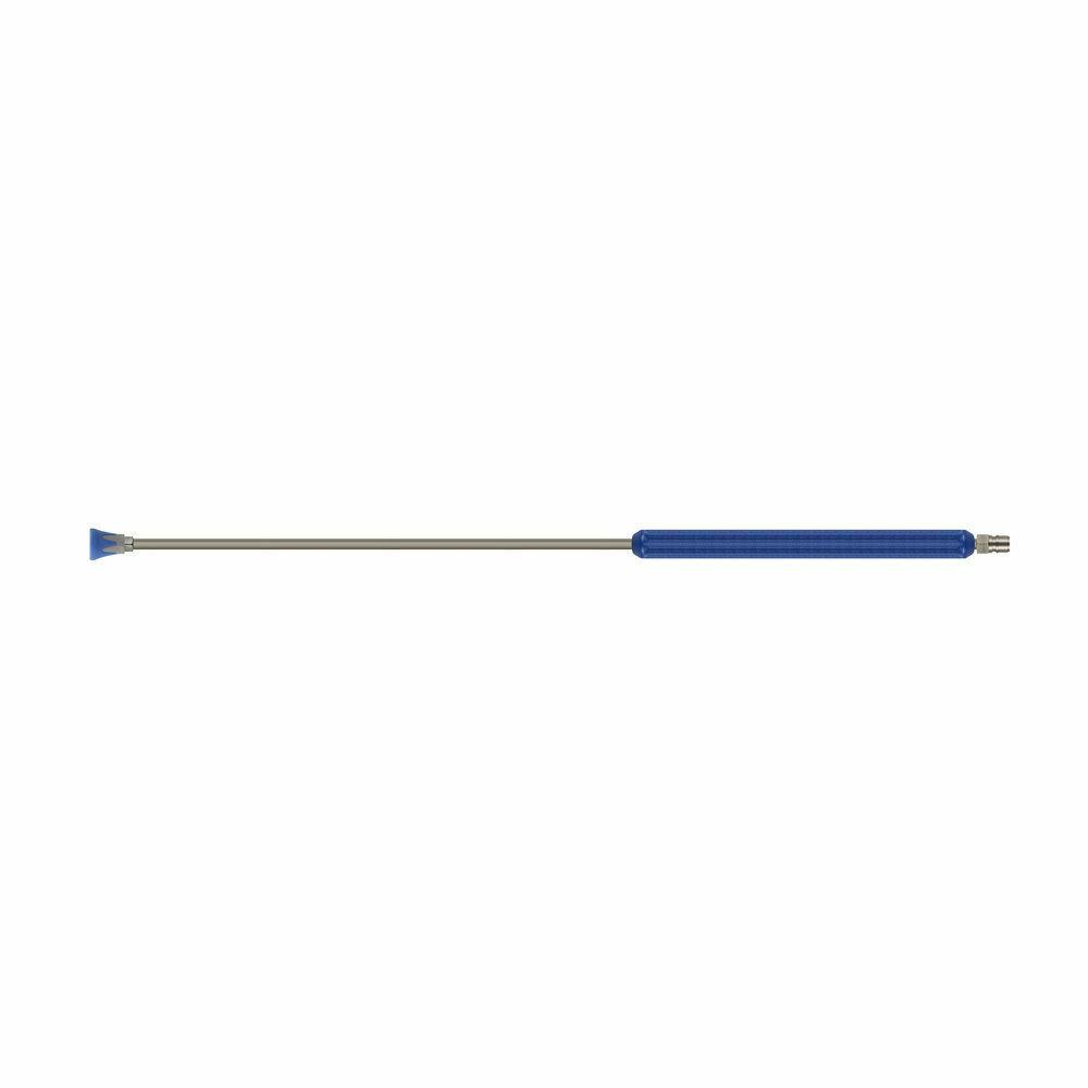 Desinfectielans inox 350 MM (blauw) met snelkoppeling ST3100 (man) met sproeier D4020