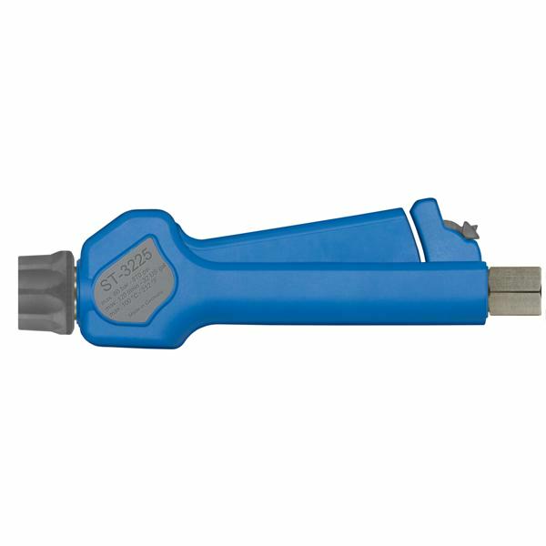 Pistool ST3225 rvs lineair in: 1/2"V swievel - uit: snelkoppeling ST3100 (vrouw) (max. 60 bar)
