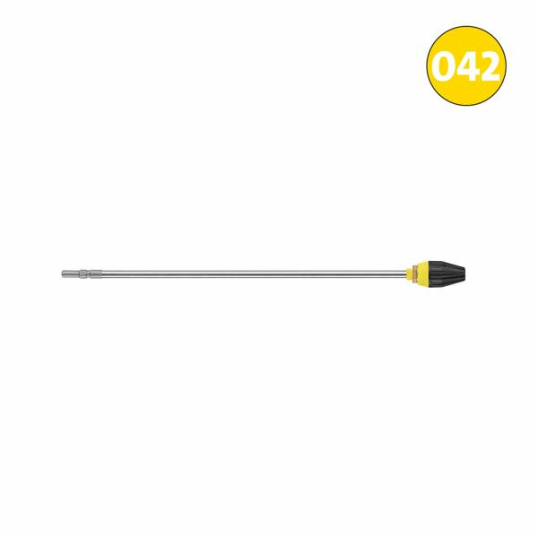 SK 042 met lans 500 MM inox + steeknippel D12