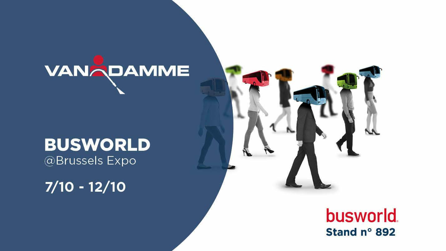 Van Damme op vakbeurs Busworld 2023 - Van Damme sur le salon Busworld 2023