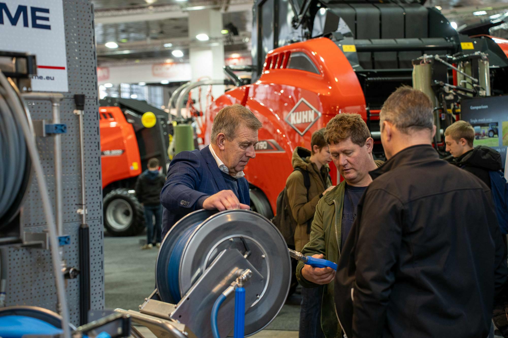 Van Damme op Agribex - Van Damme sur Agribex