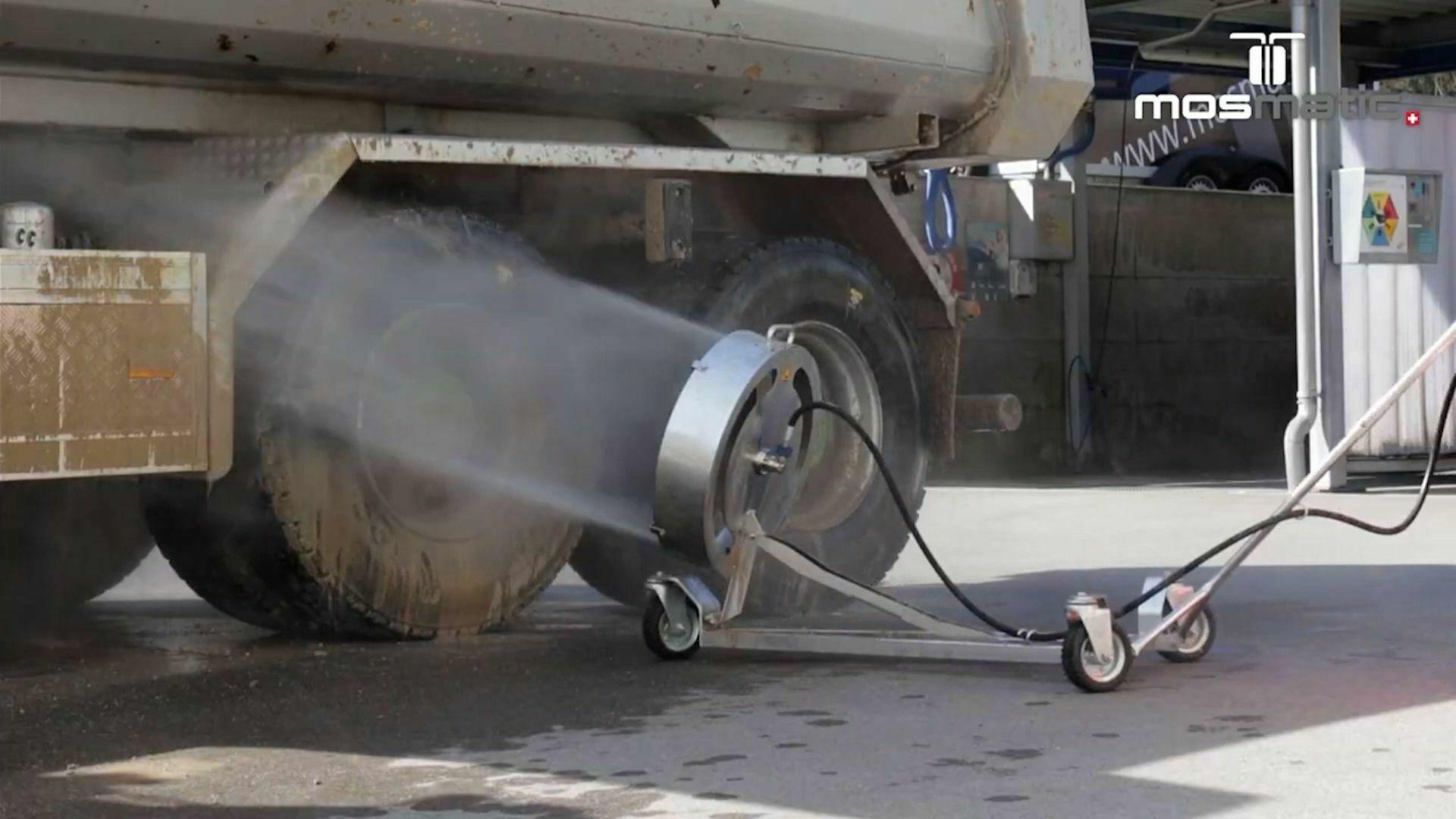 Mobiele chassisreiniger