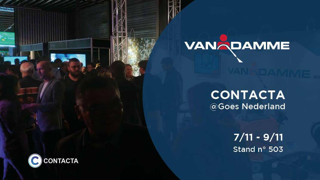 Van Damme op Contacta beurs 2023 - Van Damme sur le salon Contacta 2023