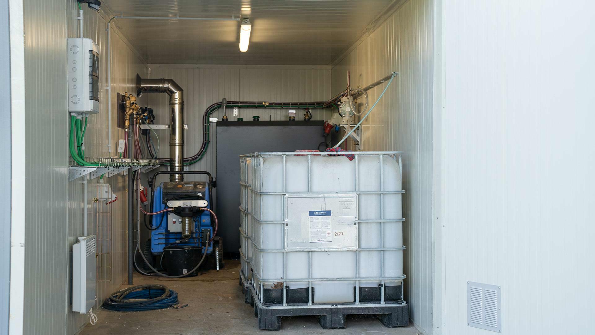 hogedruk containerinstallatie bij Nivolo