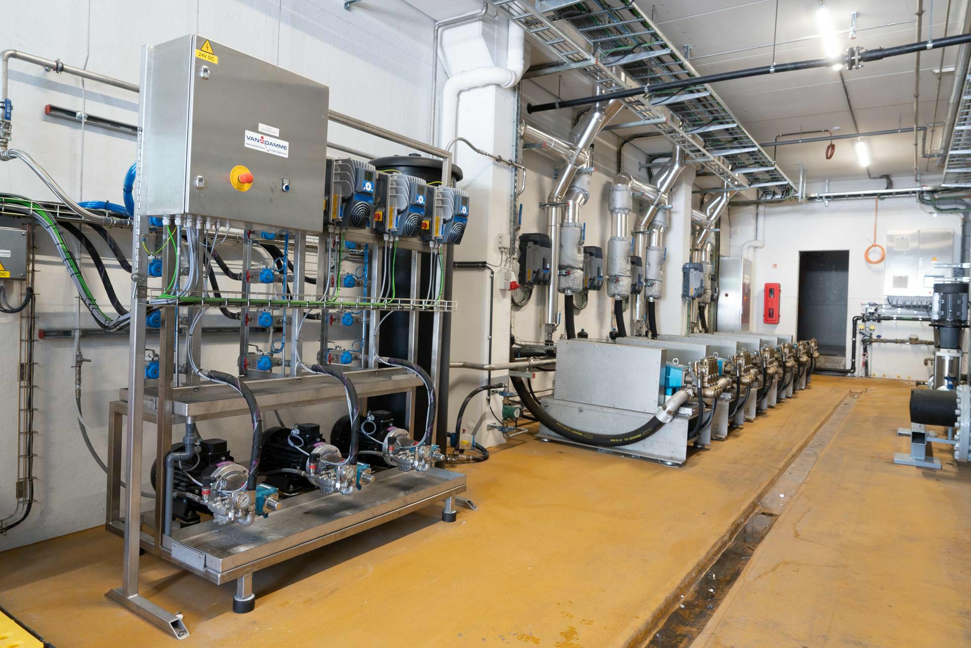 Local technique pour installation de tankcleaning