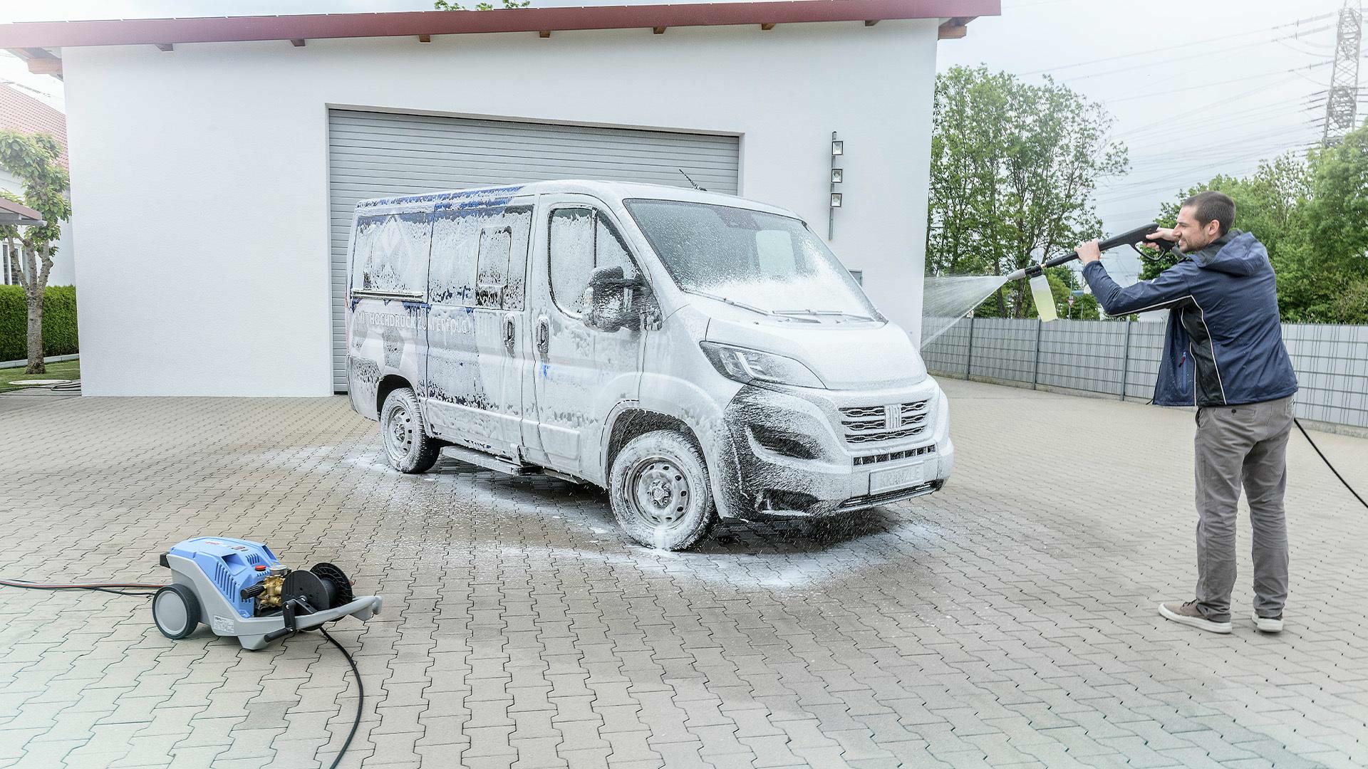 Nettoyage d'une camionnette