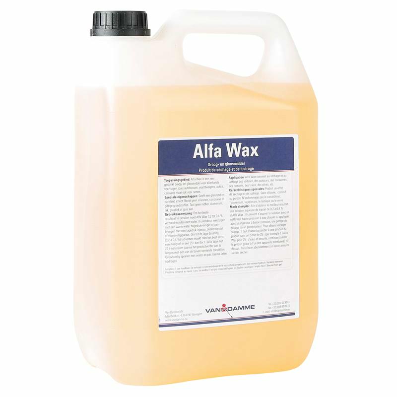 Reinigingsproduct Alfa Wax - 5L - Produit de nettoyage Alfa Wax - 5L