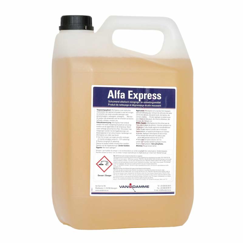 Reinigingsproduct Alfa Express - 5L - Produit de nettoyage Alfa Express - 5L