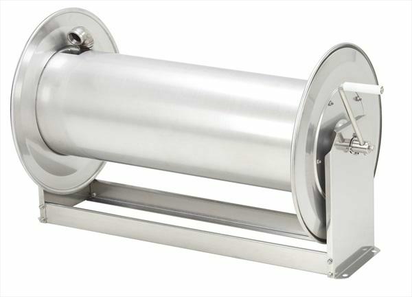 Enrouleur manuel 80M inox 1/2" - STKI2 80/12