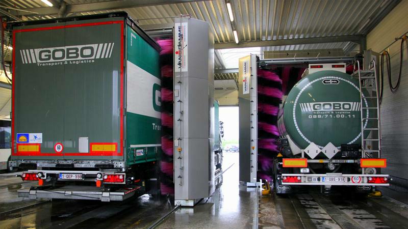 Truckwash tankwagens - Portique de lavage camions citernes