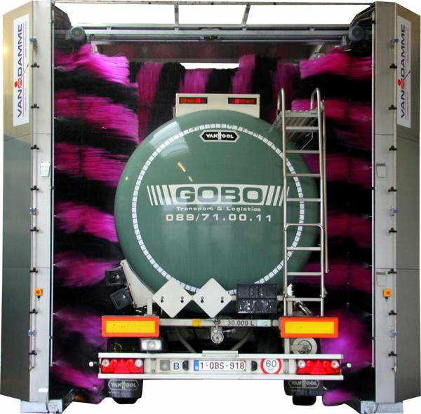 Truckwash Van Damme tankwagens - Portique de lavage Van Damme camions citernes