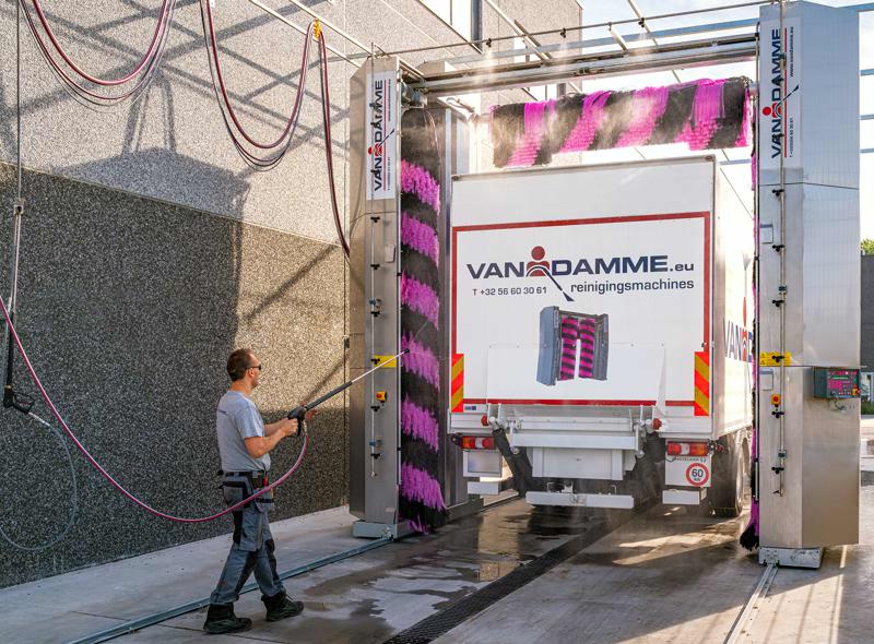 Truckwash vrachtwagens - Portique de lavage camions